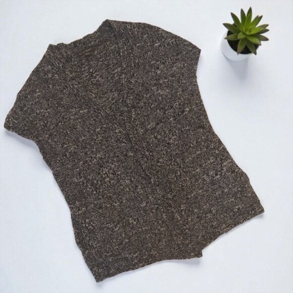 Tommy Bahama Wool Open-Front Vest Cardigan - Picture 2 of 3